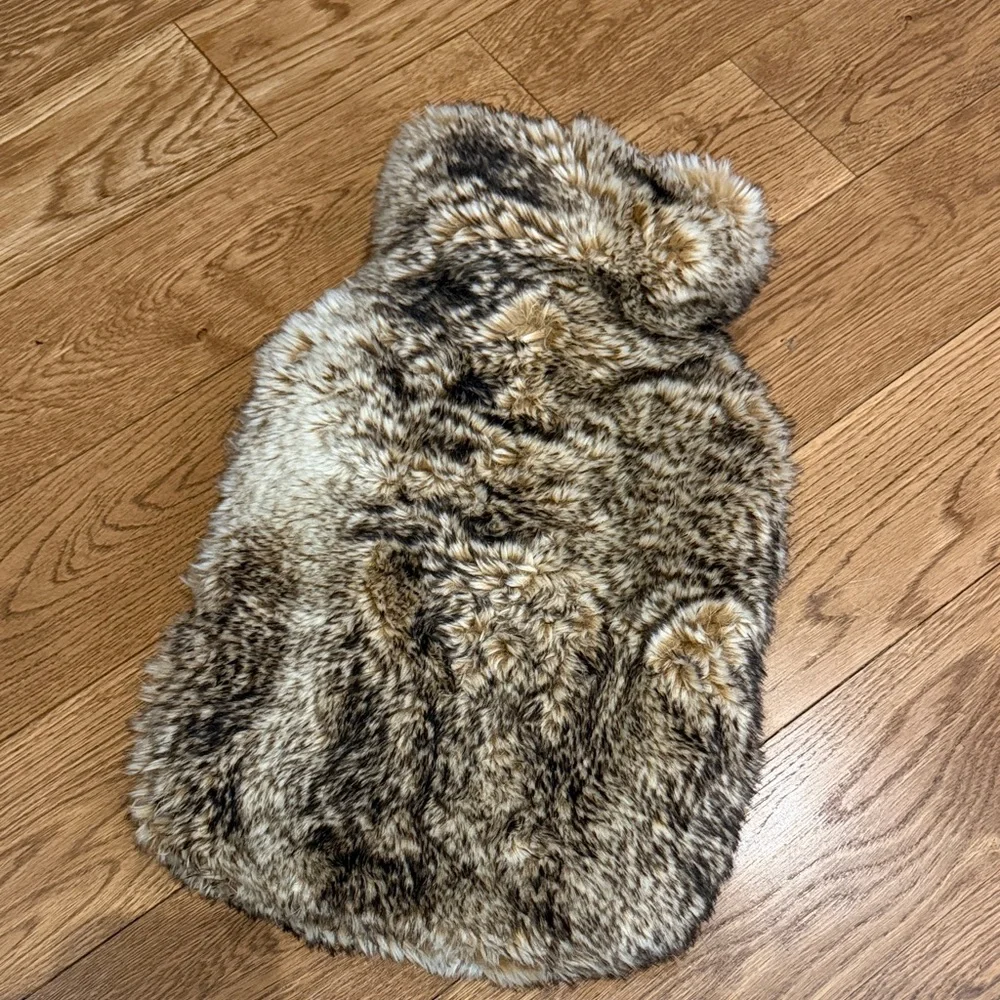 Restoration Hardware Faux Fur Hot Water Bottle